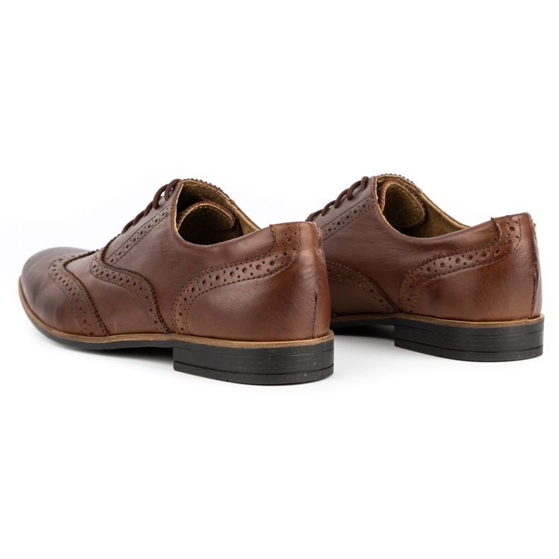 Olivier Lederformelle Schuhe Brogues 306GT braun 3