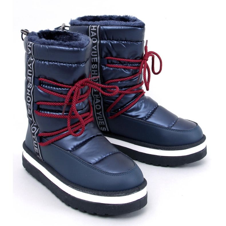 Archie Navy Damen-Schneestiefel blau 1