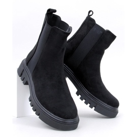Schwarze High-Top-Chelsea-Stiefel von Swanson 1