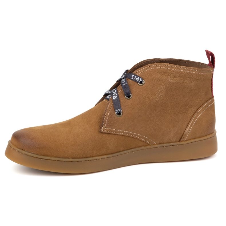 Chukka Herren Lederschuhe KAMPOL 110/410 hellbraun beige 2
