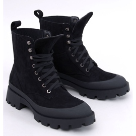 Demps Schwarze Trekkingstiefel 1
