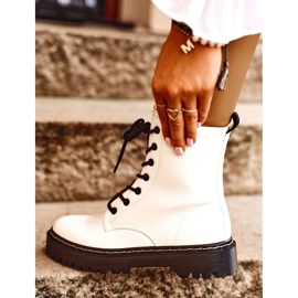 S.Barski Damenstiefel Weiß Kognito 2