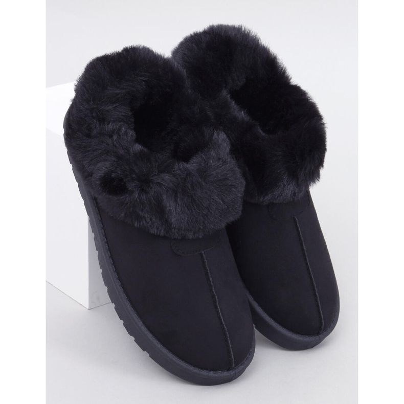 Kurze Emus-Hose mit schwarzem Fraley-Fellbesatz 1