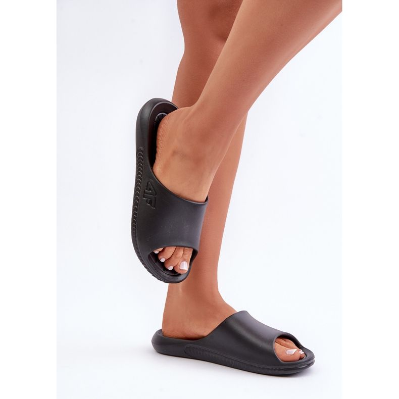 Damen-Flip-Flops 4F 4FMM00FFLIF093A-20S Schwarz 2