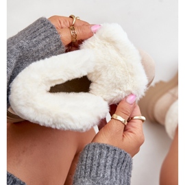 Damen-Schnür-Trapper mit Fell, hellbeige Vaminia 2