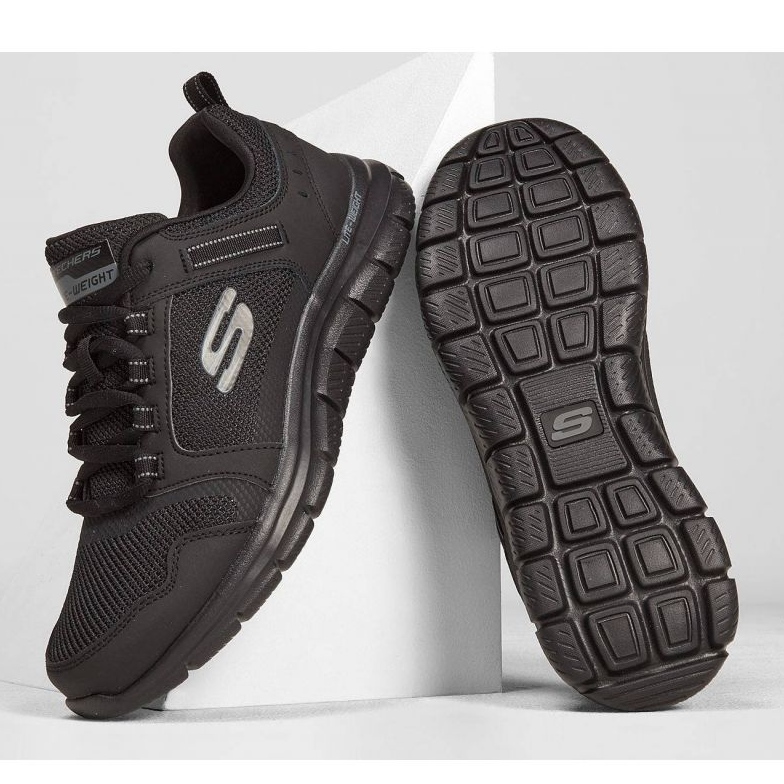 Skechers Track Knockhill 232001-BBK Schuhe schwarz 1