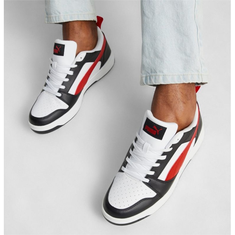 Puma Rebound v6 Low Schuhe 392328-04 weiß 2