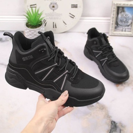 Big Star INT1784 hohe Sportschuhe schwarz 1