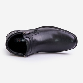Herrenstiefel mit wärmendem Öko-Leder Schwarz Lilari 3