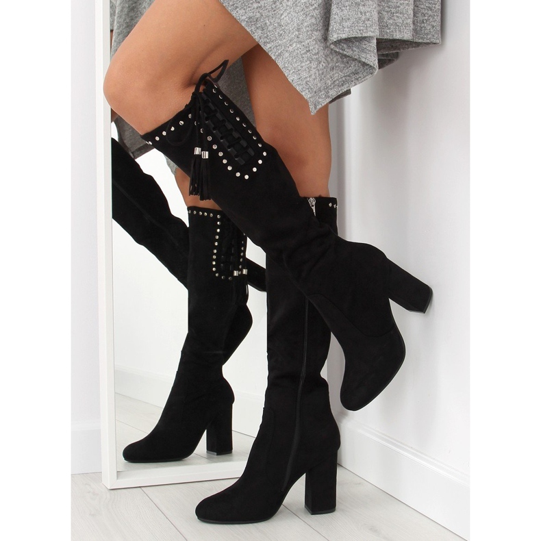 Schwarze klassische High Heels 1