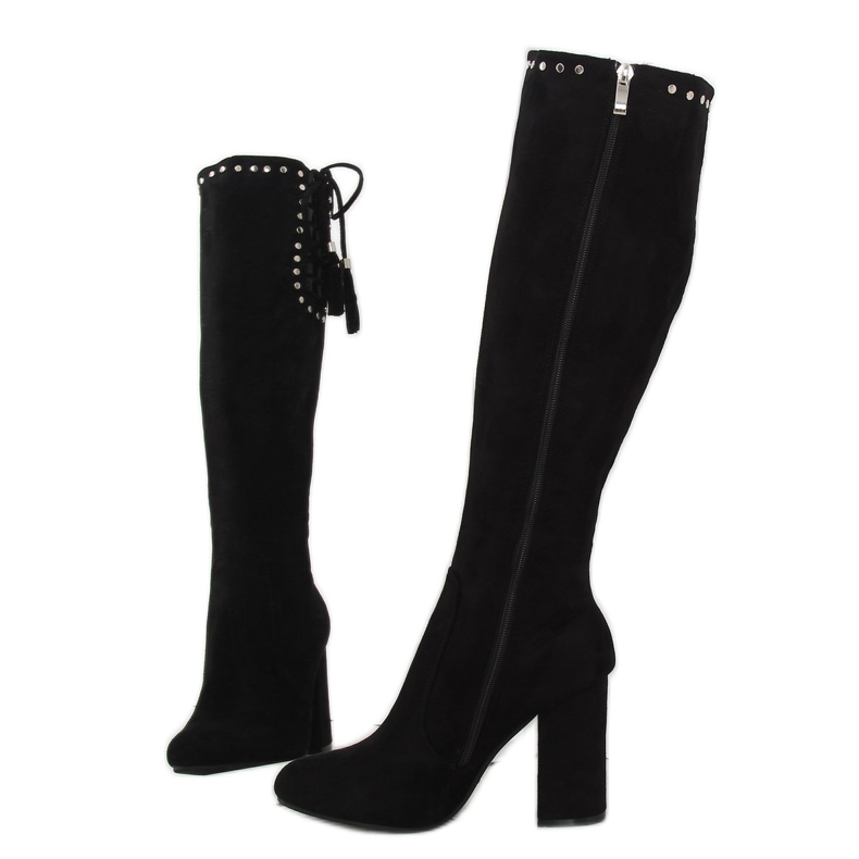 Schwarze klassische High Heels 2