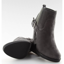 Stiefel am Pfosten, graues Wildleder m267p Grau 1