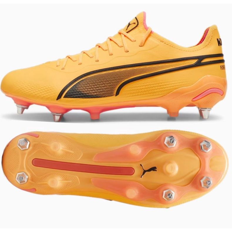 Puma King Ultimate MxSG 107562 04 Schuhe orange 1
