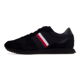 Tommy Hilfiger Runner Evo Mix M Schuhe FM0FM04699 Bds schwarz 1