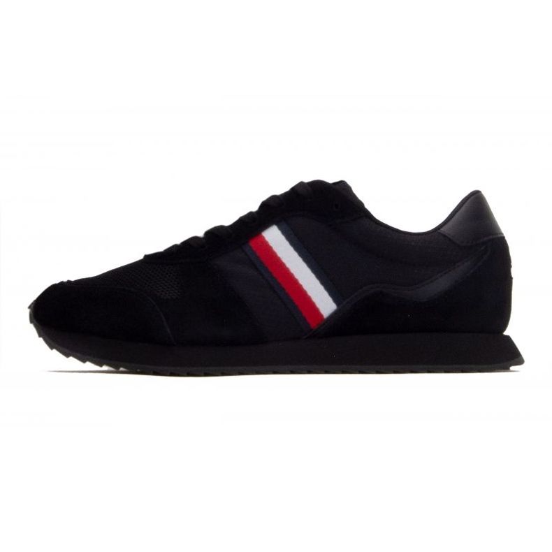 Tommy Hilfiger Runner Evo Mix M Schuhe FM0FM04699 Bds schwarz 1