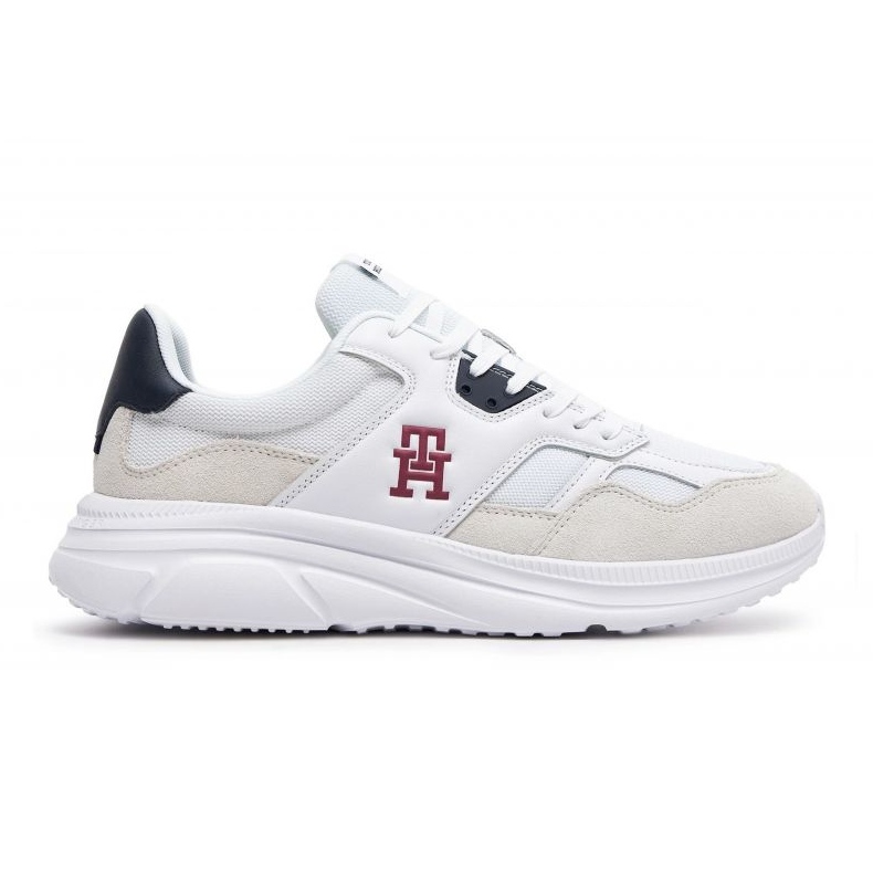 Tommy Hilfiger Modern Runner Mix Schuhe FM0FM04937YBS weiß 1