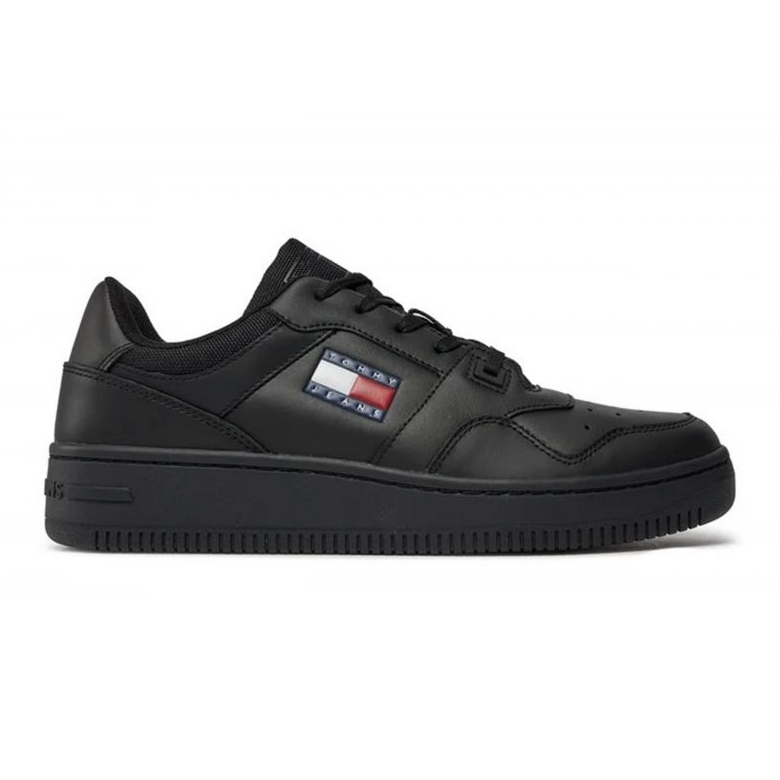 Tommy Hilfiger Retro Basket Ess Schuhe EM0EM01395BDS schwarz 1