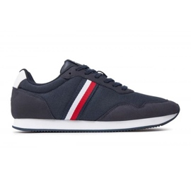 Tommy Hilfiger Lo Runner Mix M Schuhe FM0FM04958DW5 schwarz 1