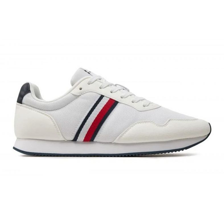Tommy Hilfiger Lo Runner Mix M Schuhe FM0FM04958YBS weiß 1
