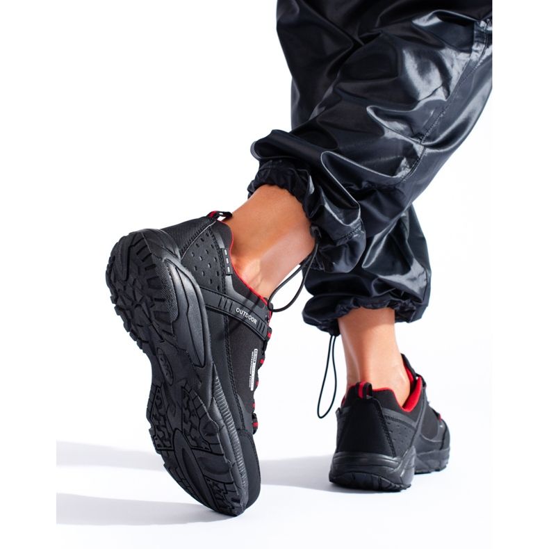 Damen Trekkingschuhe SOFTSHELL Outdoor DK 1096 schwarz 2