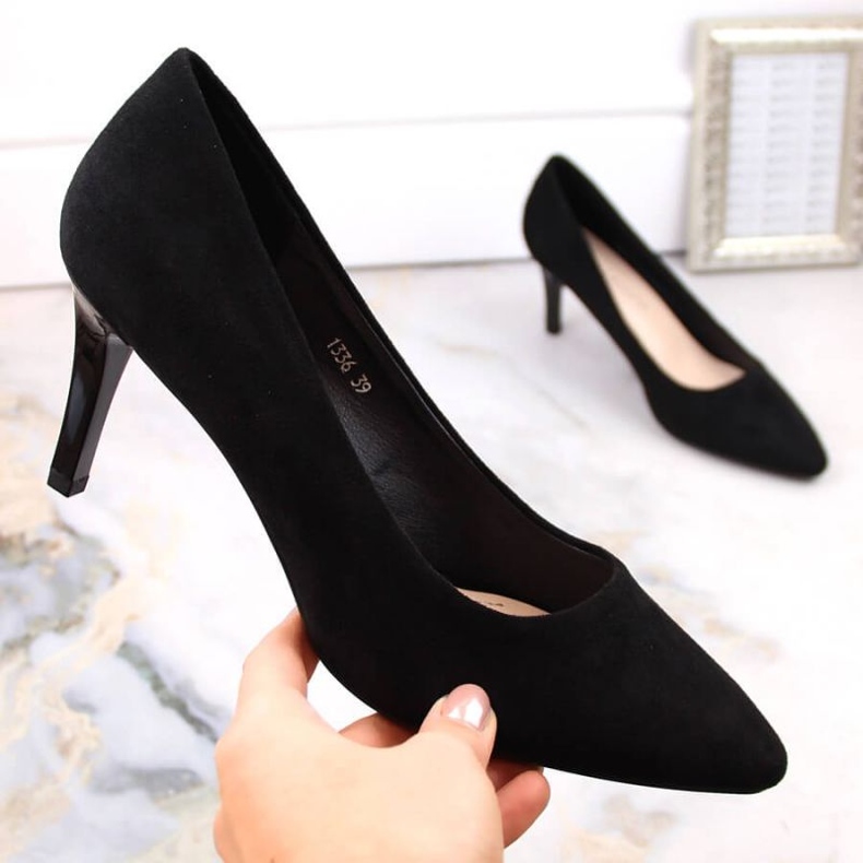 Sergio Leone W SK414C schwarze High Heels 2