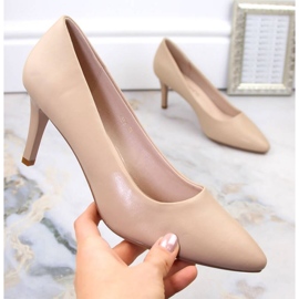 Sergio Leone W SK414E Kaffee-High-Heels 2