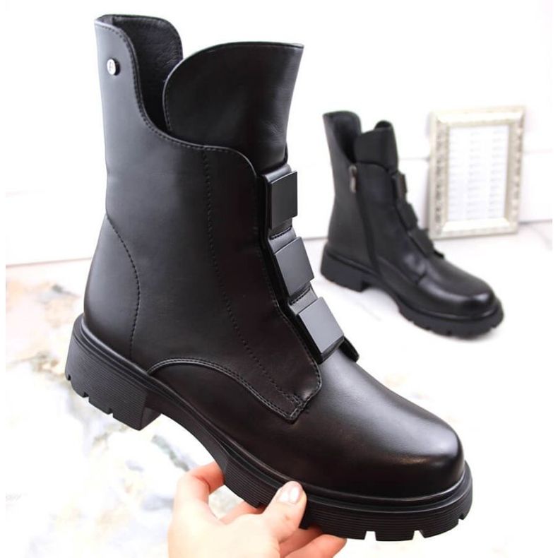 Filippo W PAW492 isolierte Reißverschlussstiefel, schwarz 2