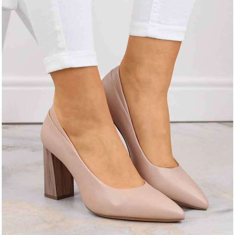 Sergio Leone W PB217 SK404B Stiletto-Pumps beige 1