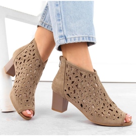 Wildlederstiefel Jezzi W JEZ428 hellbraun 2