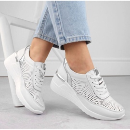 S.Barski Keilschuhe W LR725 OLI254A weiß 2