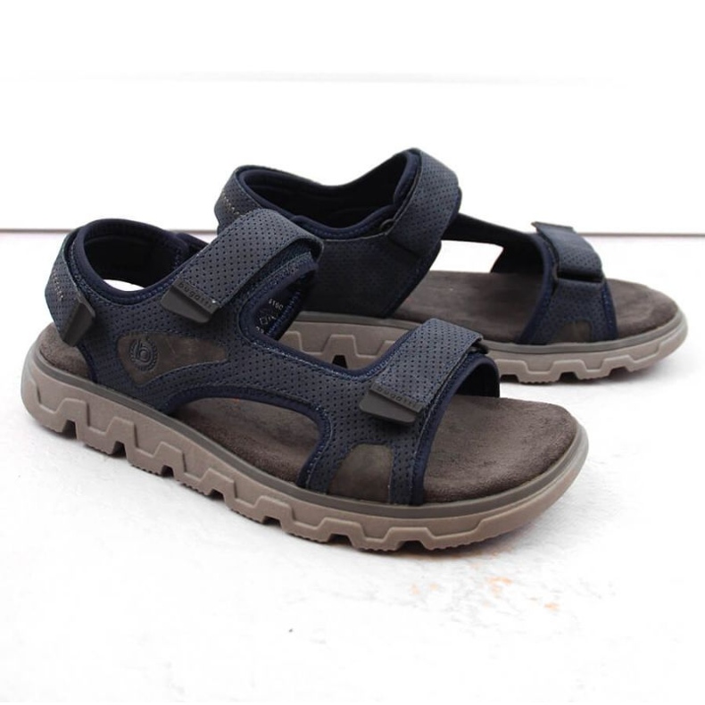 Bequeme Klettsandalen Bugatti M INT1999 Marineblau 2