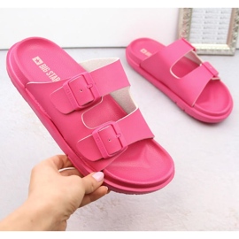 Big Star INT2004E Schaumstoff-Flip-Flops mit Schnallen, Fuchsia rosa 1