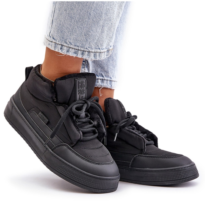 Big Star Isolierte Damen-Sneaker OO274A530 Schwarz 4