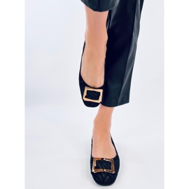 Ells Schwarze Ballerinas mit Schnalle 1