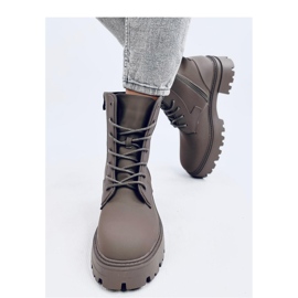 Tamar Grüne Schnürstiefeletten – Inello 2