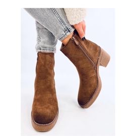 Filly Green Stiefeletten mit stabilem Absatz braun 1