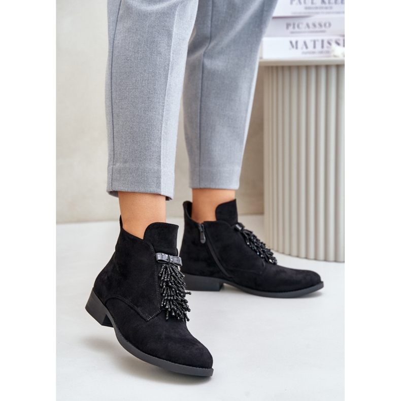 S.Barski HY42-715 Schwarze Stiefel 1