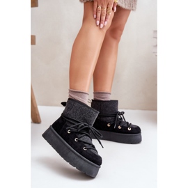 Schneestiefel Modell HY868 Schwarz 1