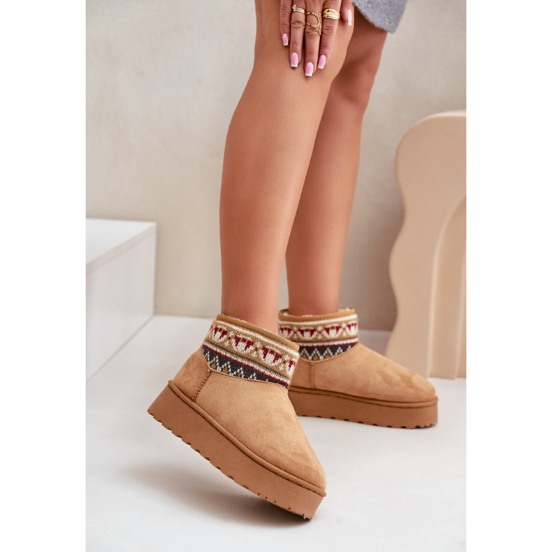 Modell 20226-4B Kamel-Schneestiefel braun 1