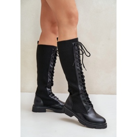 Modell 9060 Schwarze Stiefel 1