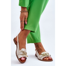 Step in style Sandalen Modell Lewski Shoes 3230 Beige/Gold – Treten Sie ein mit Stil 1