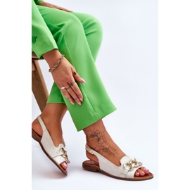 Step in style Sandalen Modell Lewski Shoes 3230 Beige/Gold – Treten Sie ein mit Stil 2