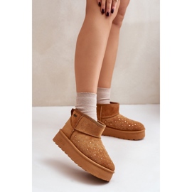 Schneestiefel Modell Big Star Camel braun 1