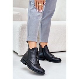 S.Barski HY42-716 Schwarze Stiefel 1