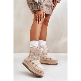 Schneestiefel Modell 24889 Hellbeige 1