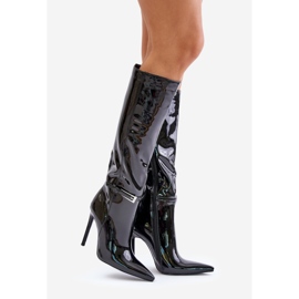 Modell C-334 Schwarze Stiefel 1