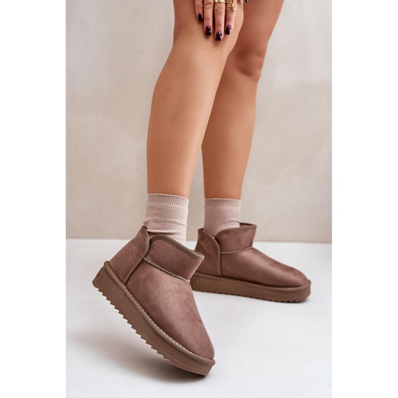 D.Franklin DFSH370010 Schneestiefel in Taupe beige 1