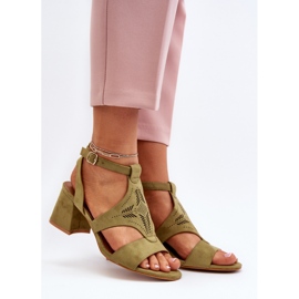 Sandalen Modell N24-028 Grün 1