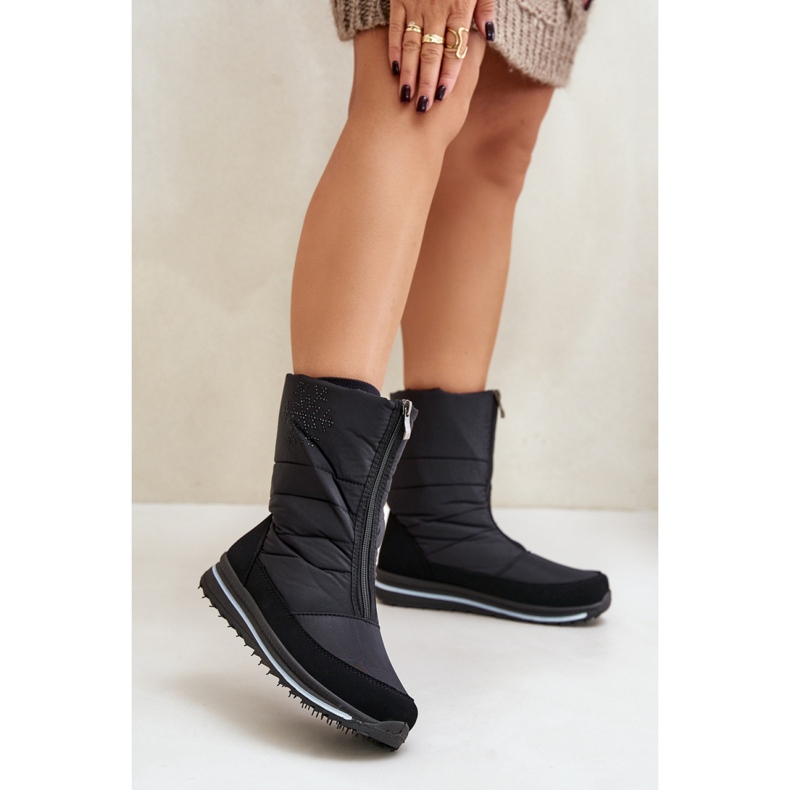 Progress PROGJ-22-130 Schwarze Schneestiefel 1