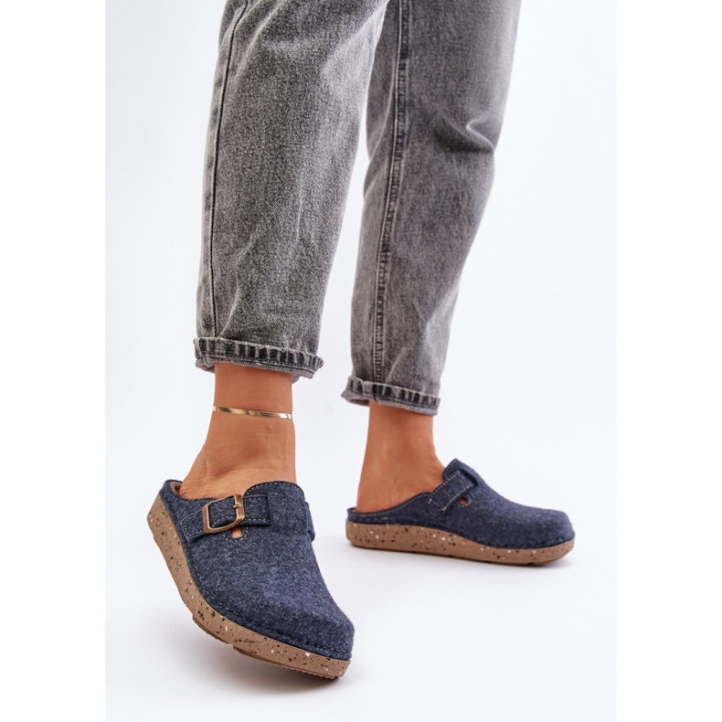 Inblu-Hausschuhe ED000019 Navy blau 1